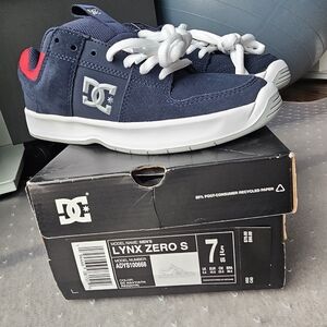 DC Kids Lynx Zero S Navy Sneakers
